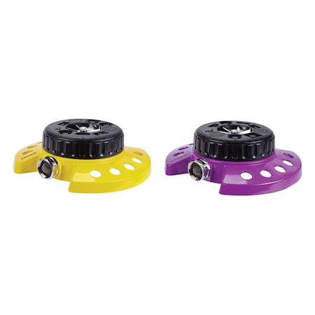 Dramm Dramm ColorStorm Metal Sled Base 9-Pattern Turret Sprinkler 575 sq ft 1 pk 10-15020